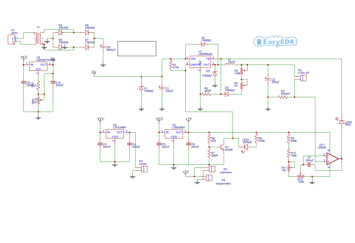 lm2596-adj 0-24 Resources - EasyEDA