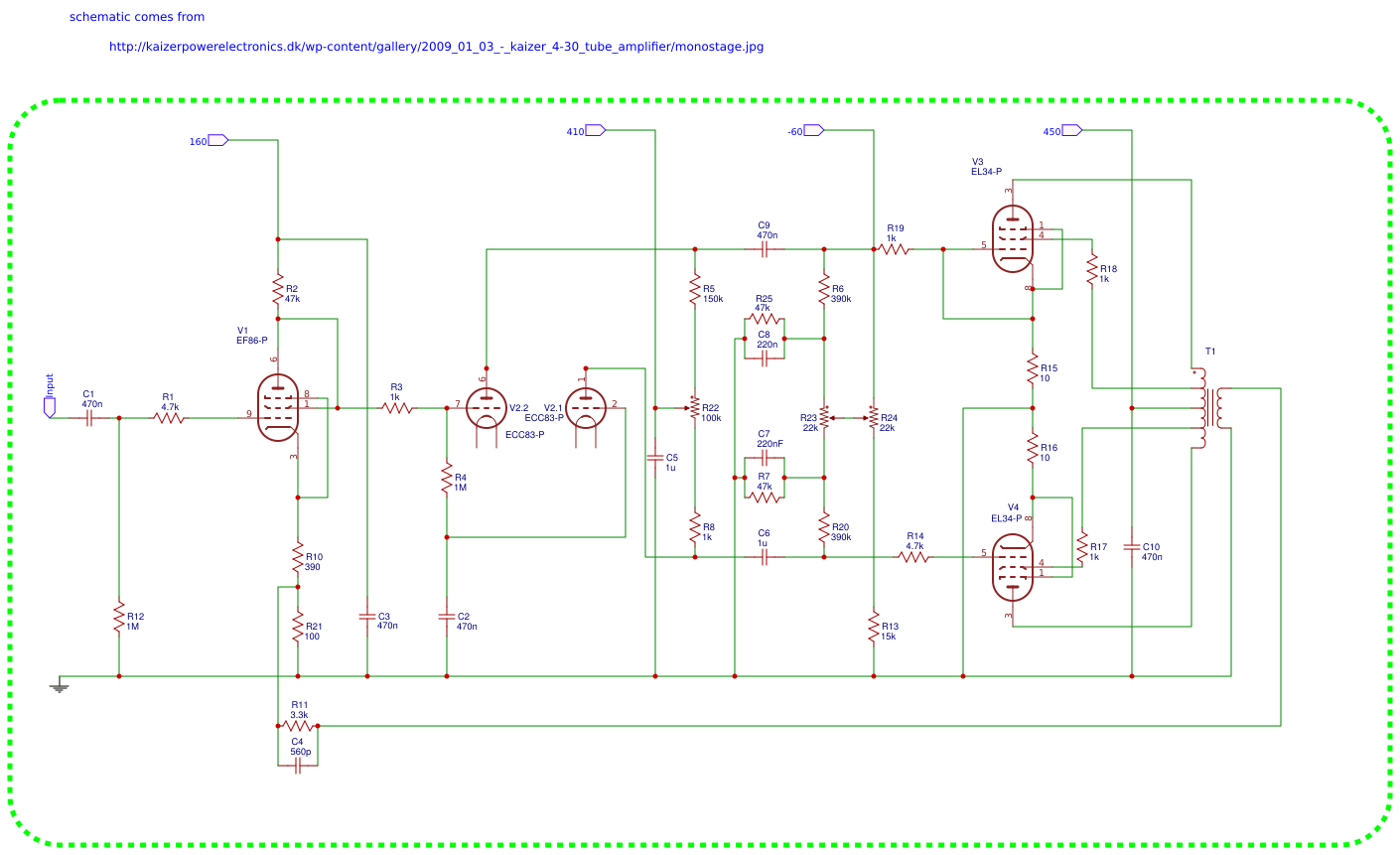 2x30W EL34 tube amplifier :) Resources - EasyEDA