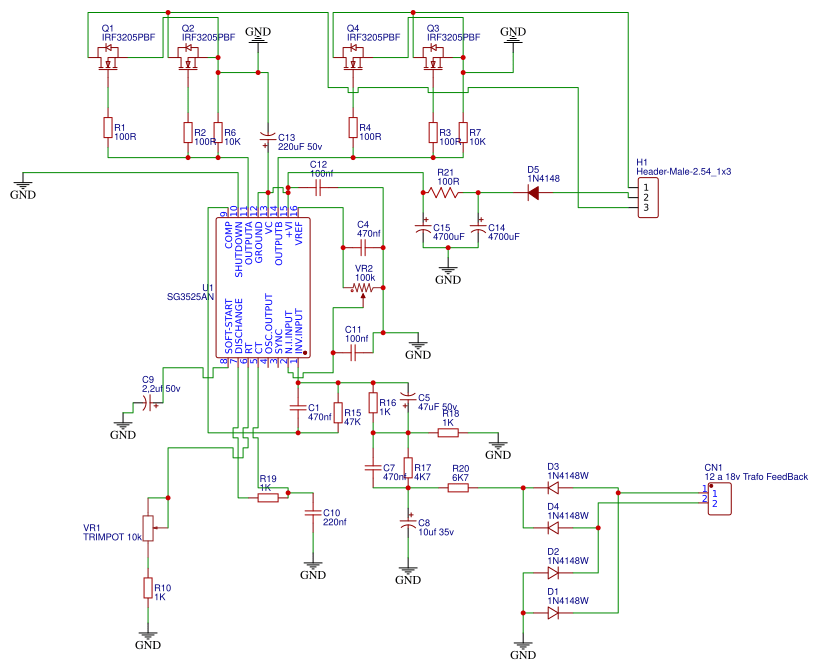 Sg3525 Inverter Resources - EasyEDA