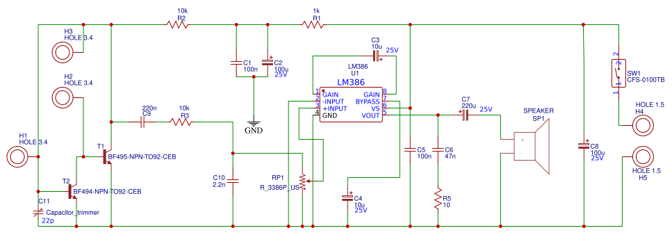 FM radio schematic Resources - EasyEDA