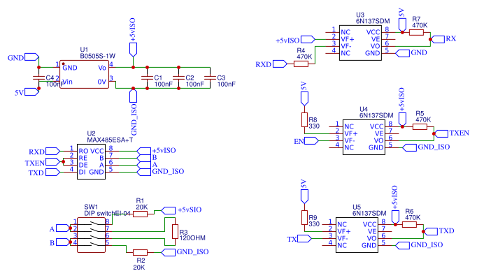 rs485-isolated Resources - EasyEDA