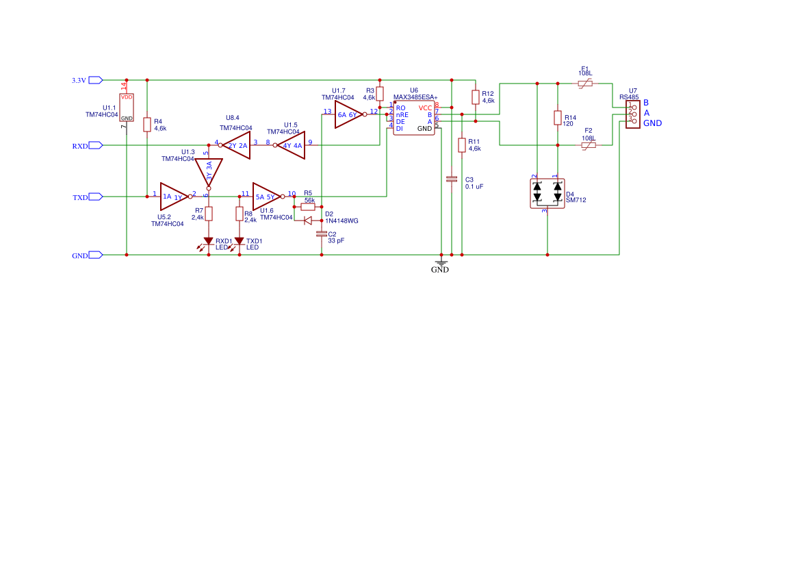 RS485 to TTL Resources - EasyEDA