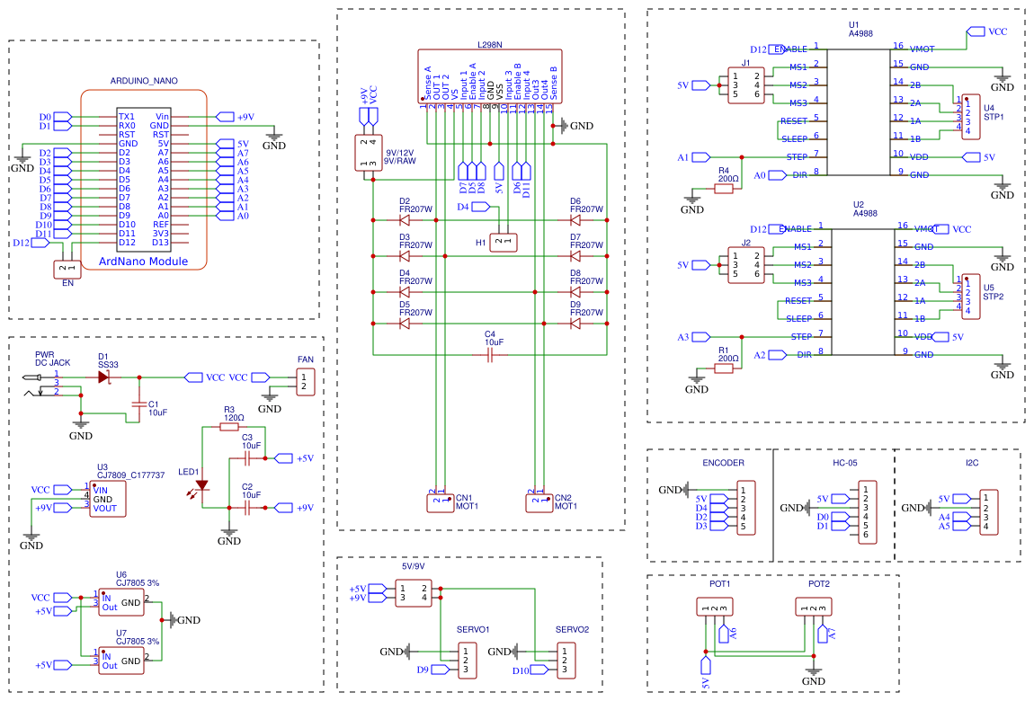 Multipurpose PCB schematic Resources - EasyEDA