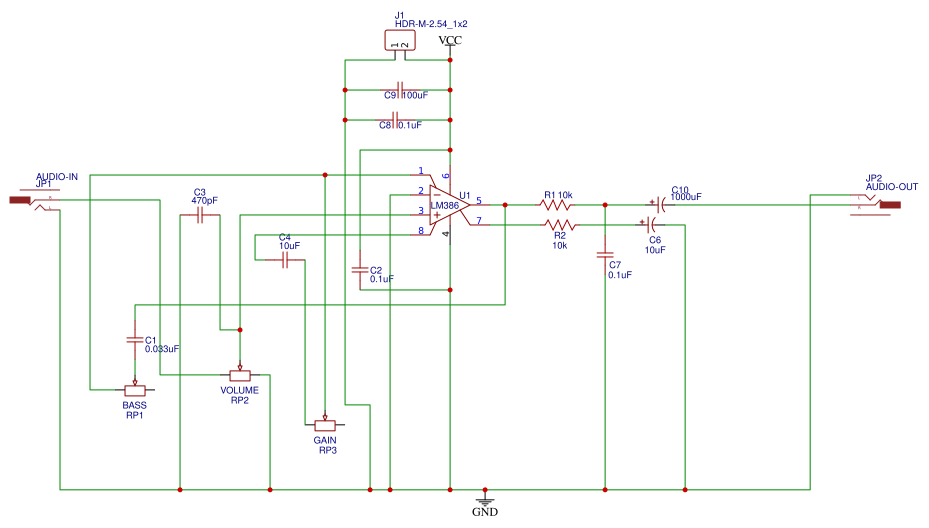 LM386 amp Resources - EasyEDA