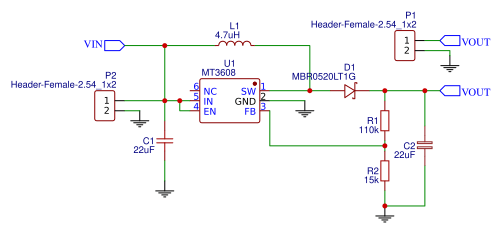 mt3608 boost converter Resources - EasyEDA