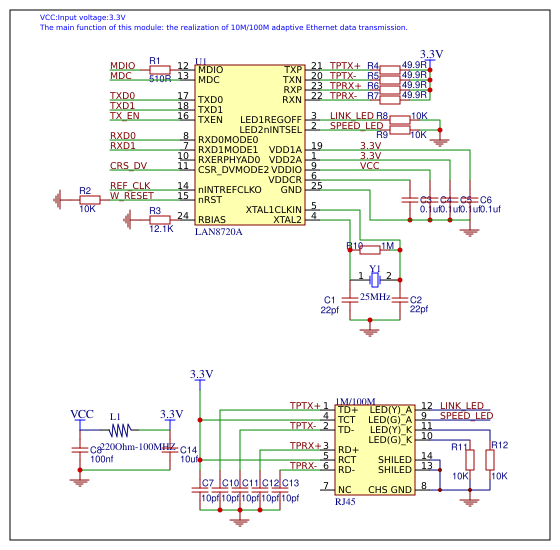 LAN8720 ESQUEMATICO Resources - EasyEDA