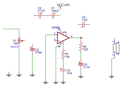 LM386 INTERCOM Resources - EasyEDA
