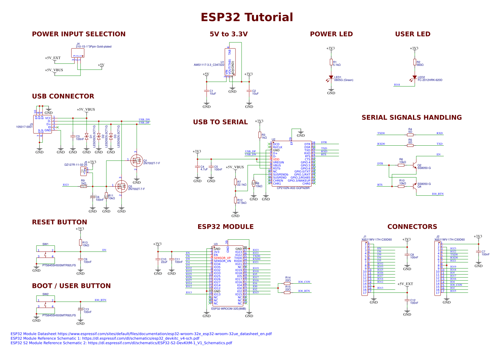 ESP32 Schematic Resources - EasyEDA