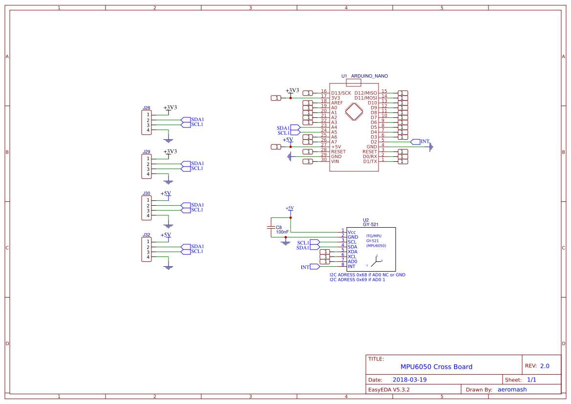MPU6050 - EasyEDA open source hardware lab