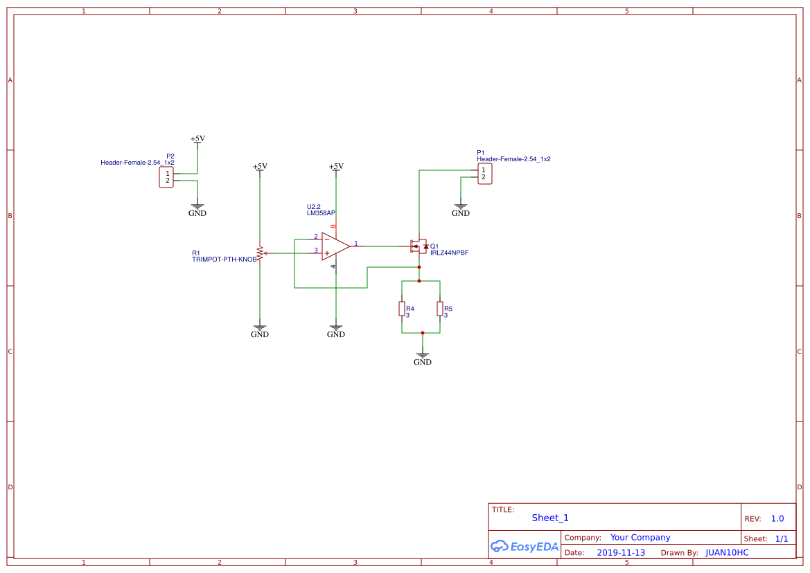 Constant current load - Platform for creating and sharing projects