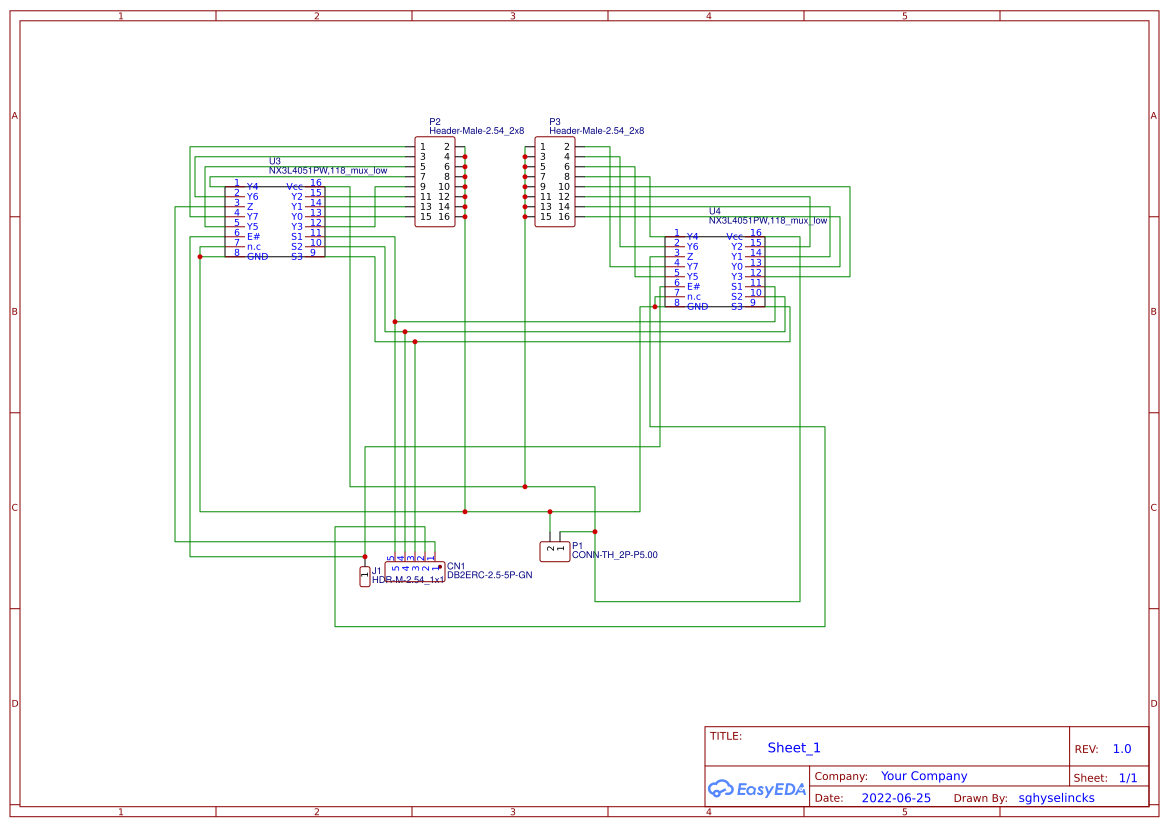 Mux Demux - EasyEDA open source hardware lab