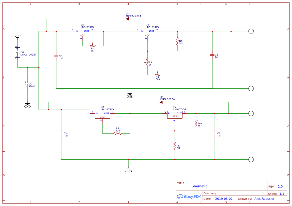 Lm 317 power supply v1 - Platform for creating and sharing projects
