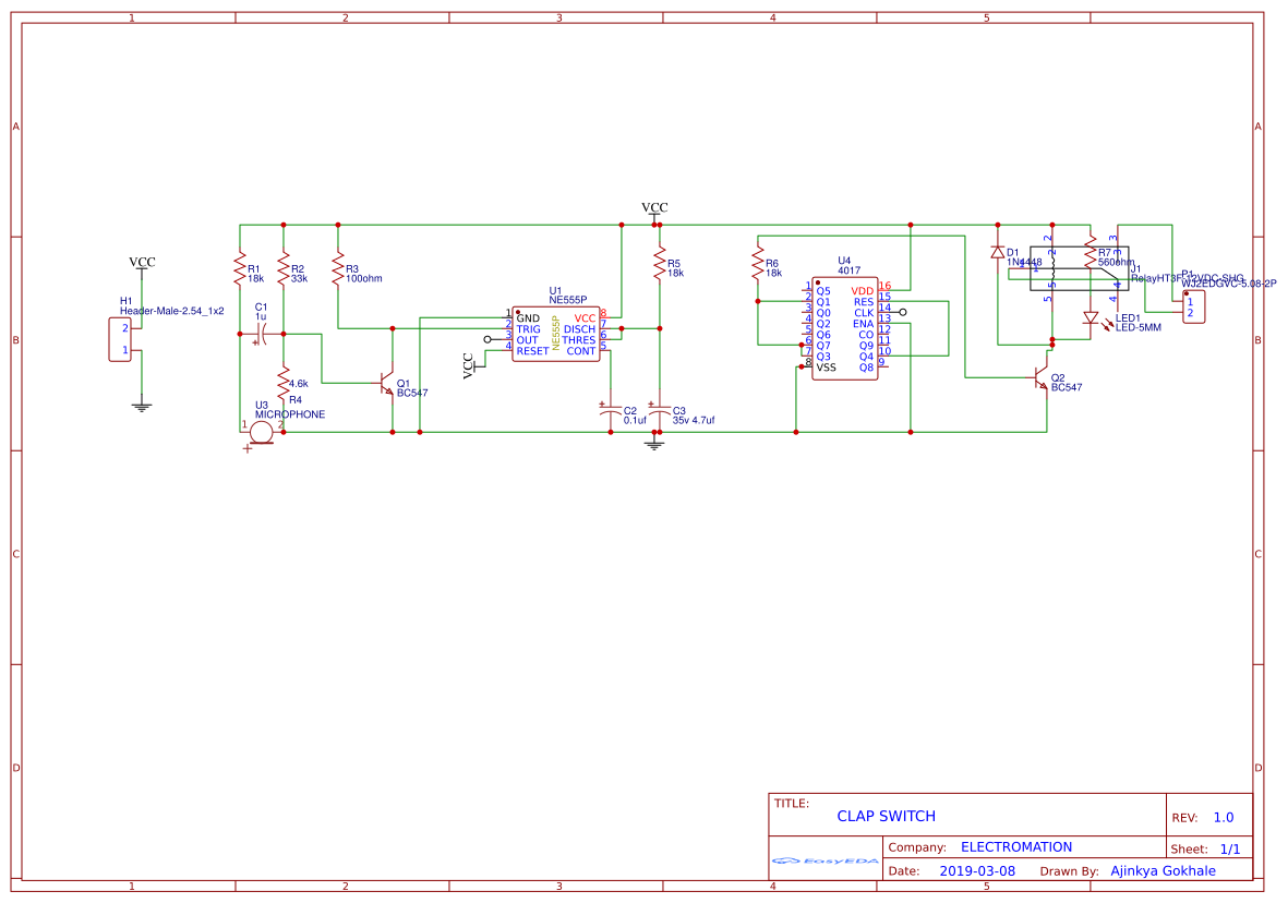 CLAP SWITCH - OSHWLab