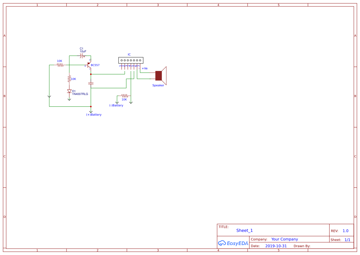 Door bell Circuit diagram - Platform for creating and sharing projects