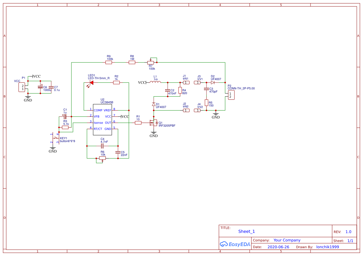 Gauss Gun - EasyEDA open source hardware lab