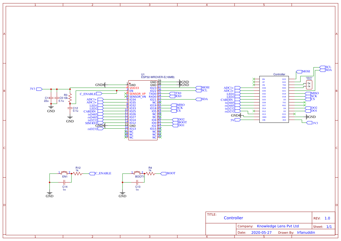 esp32 wrover module - OSHWLab