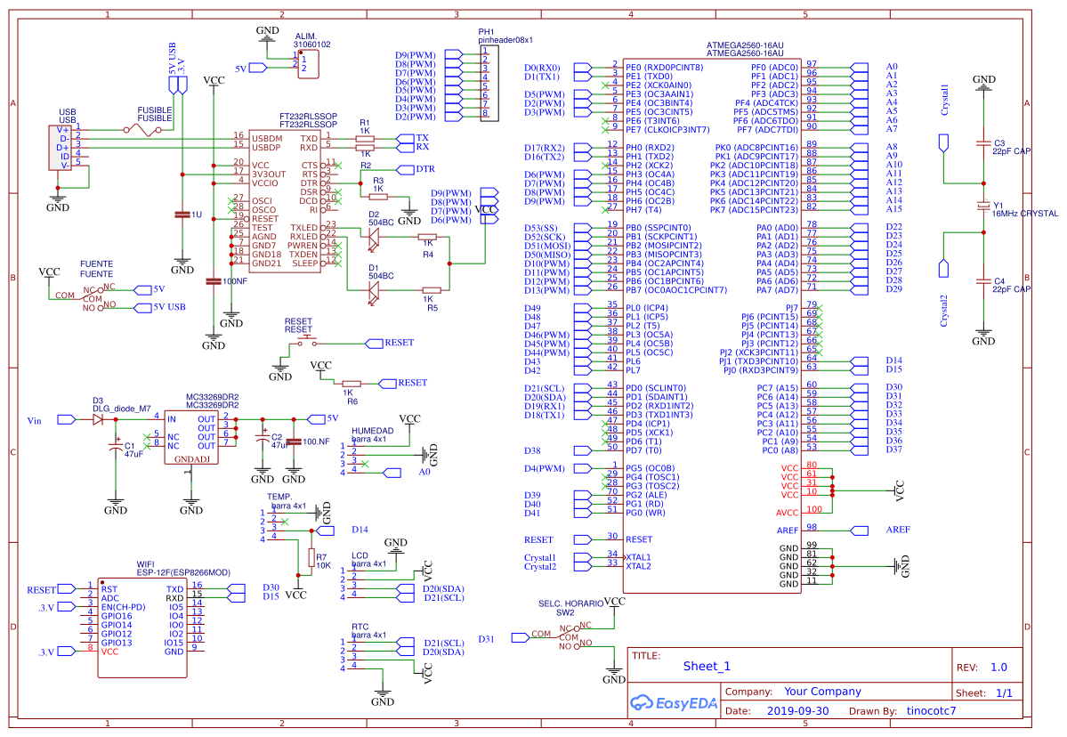ATMEGA2560 - Platform for creating and sharing projects - OSHWLab