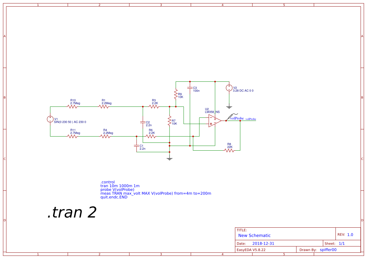 Differential Amplifier 01 - EasyEDA open source hardware lab