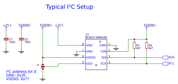 BME280 wiring diagrams - Platform for creating and sharing projects