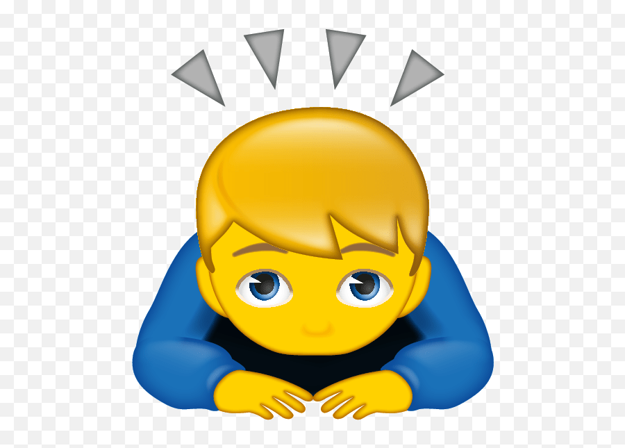 Emoji Person Bowing Emoji,Bow Emoji free transparent emoji