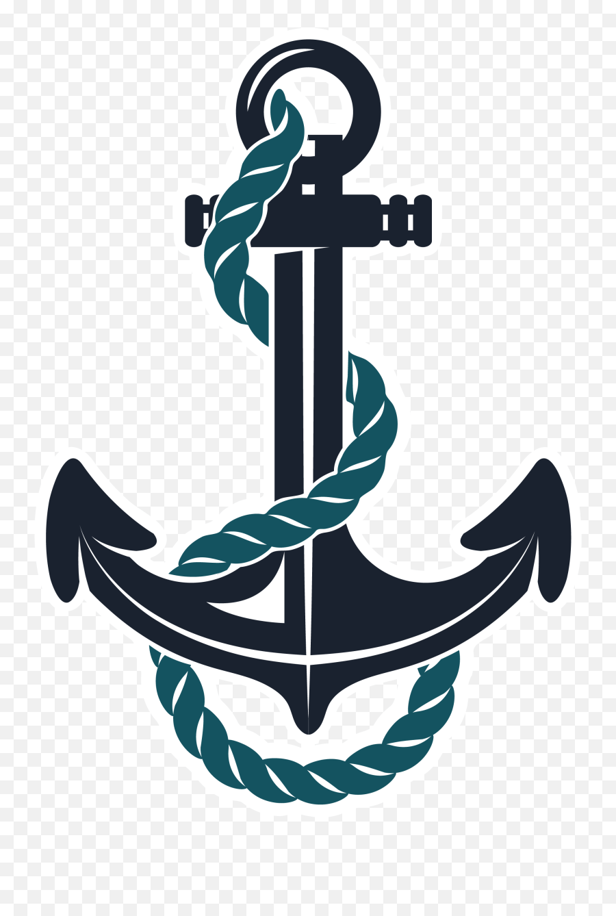 Rope And Anchor Clipart Free Transparent Anchor Png Emoji,Anchor