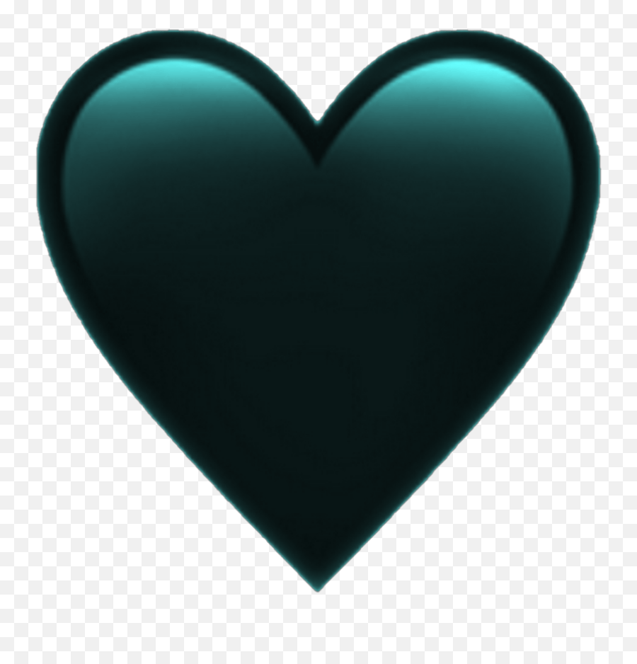Turquoise Blue Blueemoji Blau Bleu Solid,Teal Heart Emoji free