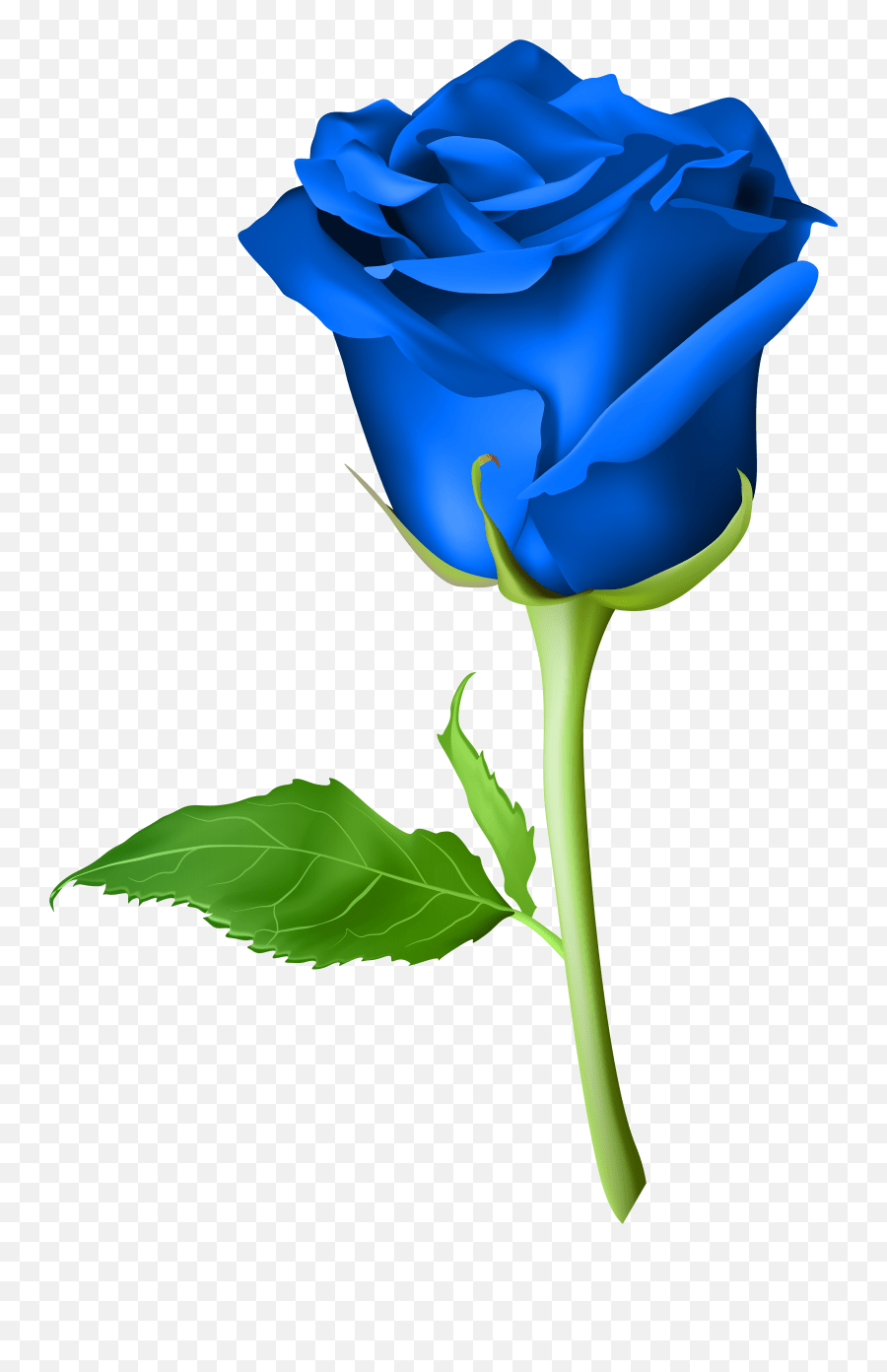 Rose Emoji Clipart Blue Rose Flower Png,Wilted Rose Emoji free