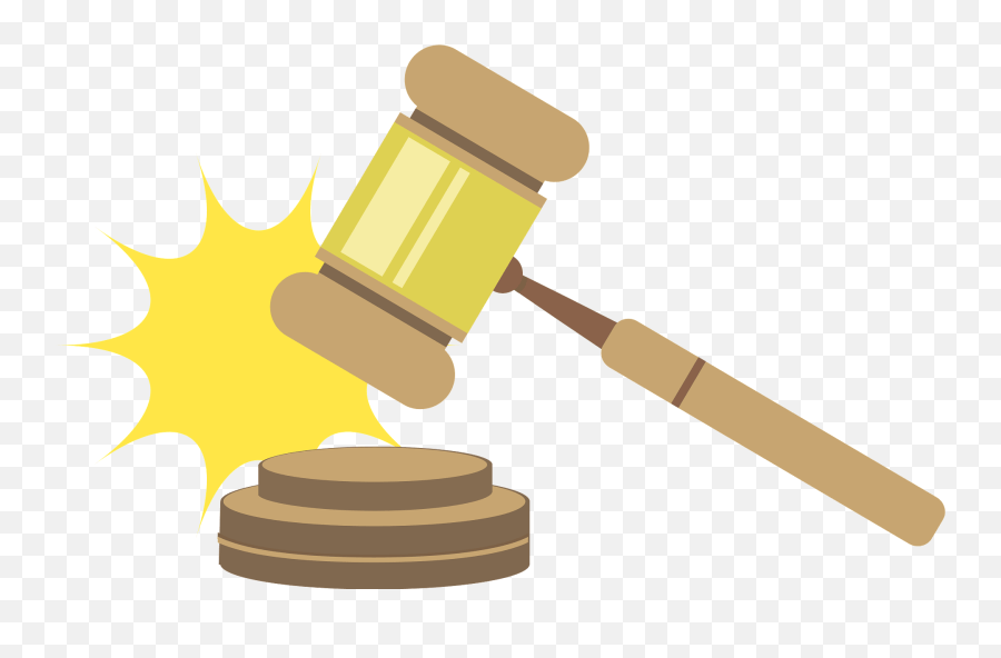 Auction Hammer Or Gavel Clipart Clipart Hammer And Gavel Emoji,Gavel