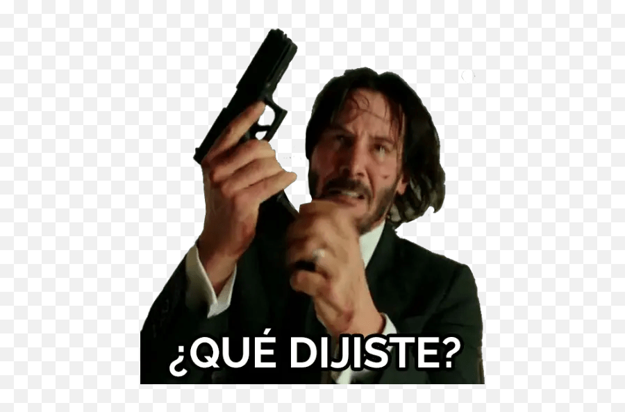 John Wick Keanu Reeves Loading Gun Emoji,John Wick Emoji free