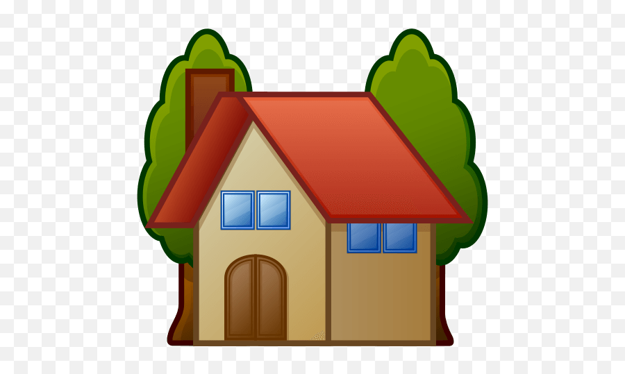 House With Garden Emoji For Facebook Email Sms House Emoji,House