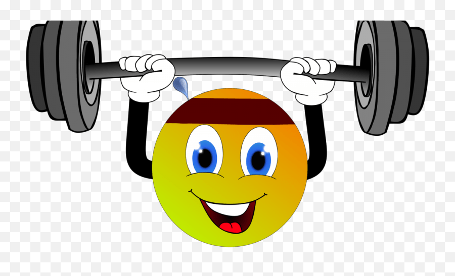 Conquering Self Discipline Gym Clipart Weight Emoji,Bodybuilder