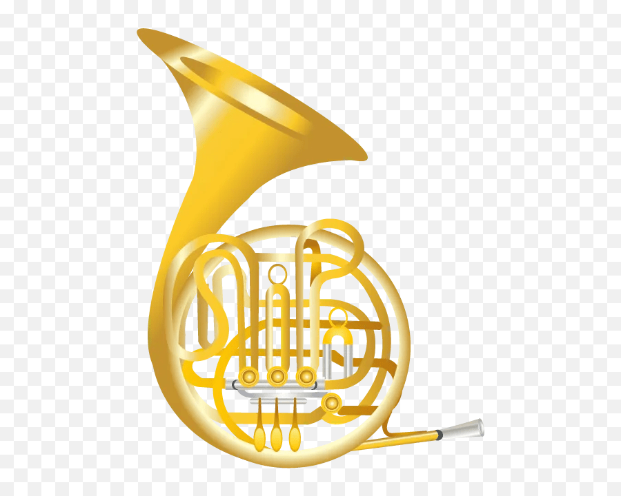 5 Foreign Musical Instrument Emoji,French Horn Emoji free transparent