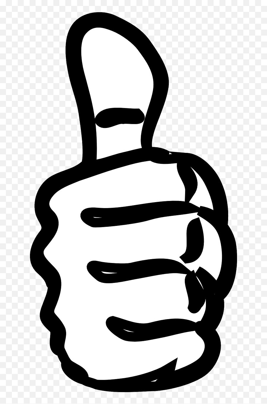 Thumb Black Okay Check Yes Thumb Clipart Black And White Emoji,Okay