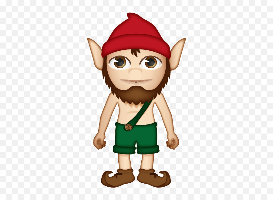 Emoji Cartoon,Gnome Emoji free transparent emoji