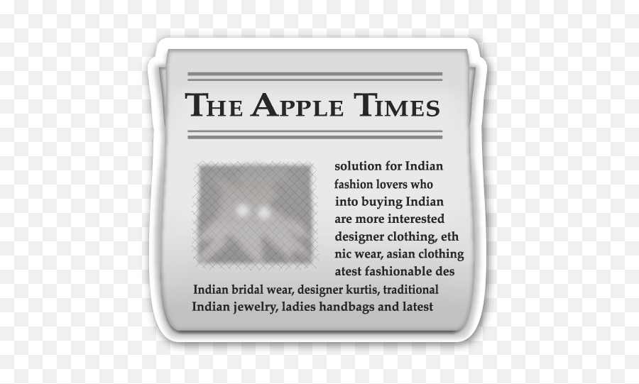 Newspaper Apple Newspaper Emoji,Indian Emoji free transparent emoji