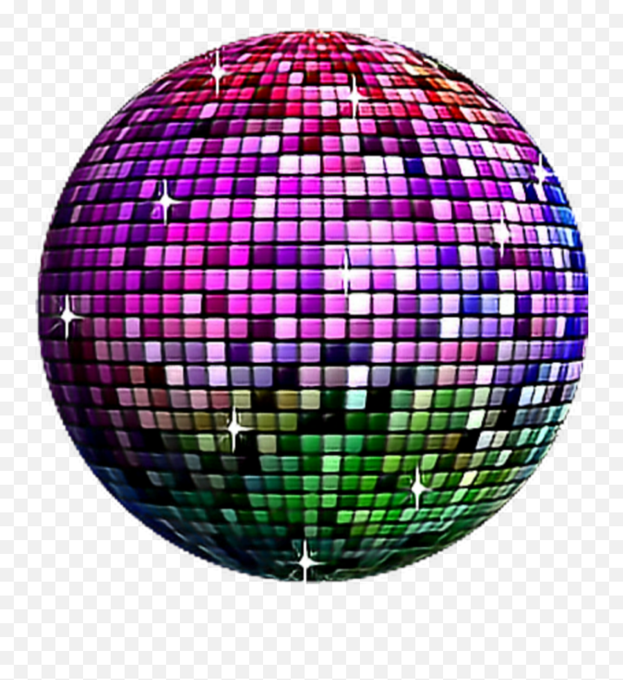 Freetoedit Rainbow Disco Ball Sphere Emoji,Disco Ball Emoji free transparent emoji
