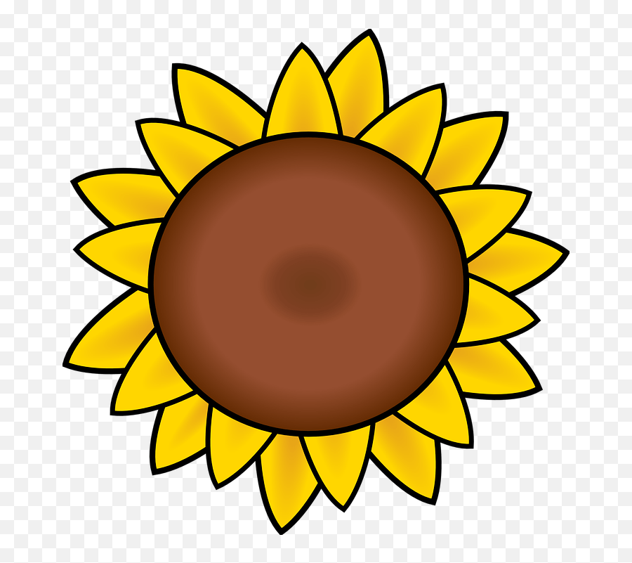 Free Sunflower Flower Illustrations Sunflower Clip Art Emoji