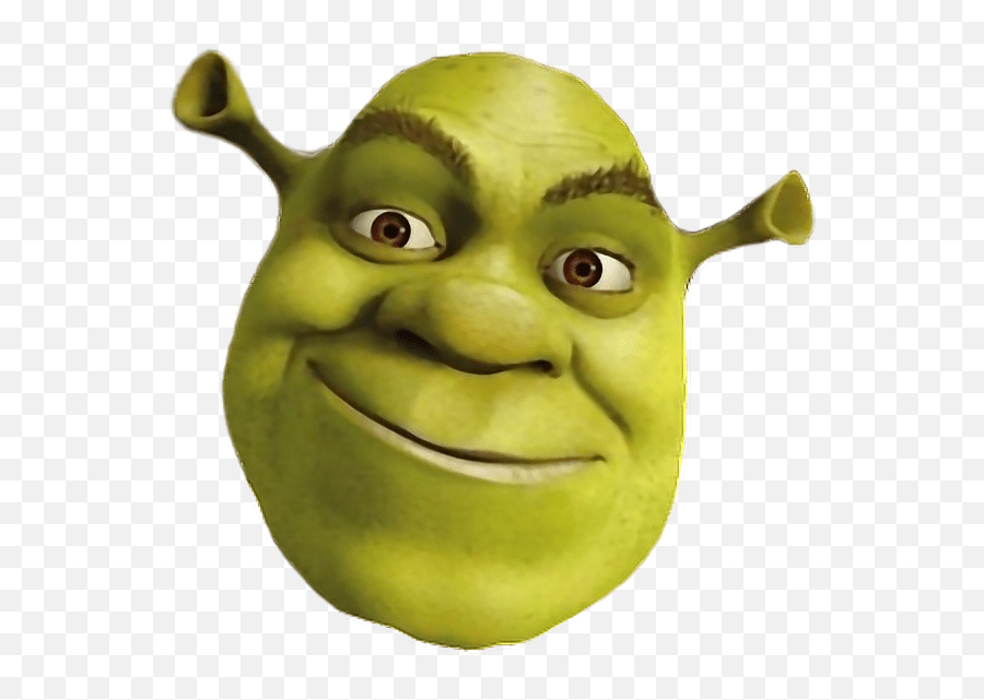 Its All Ogre Now Freetoedit Shrek Ogre Head Face Gree Transparent Shrek Face Png Emoji,Ogre