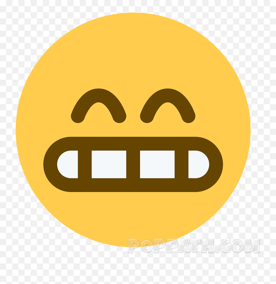 How To Draw A Grimace Emoji Twitter,Grimacing Emoji free transparent emoji