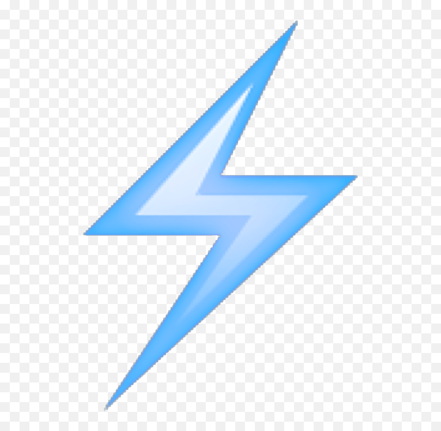Lightning Emoji Png Picture Blue Lightning Bolt Emoji,Aesthetic Emoji