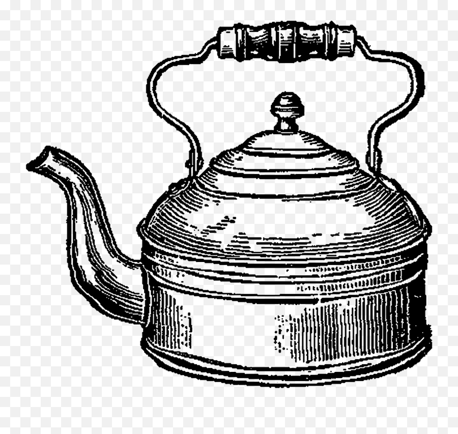 Kettle Drawing Pencil Transparent Png Drawing Of Tea Kettle Emoji