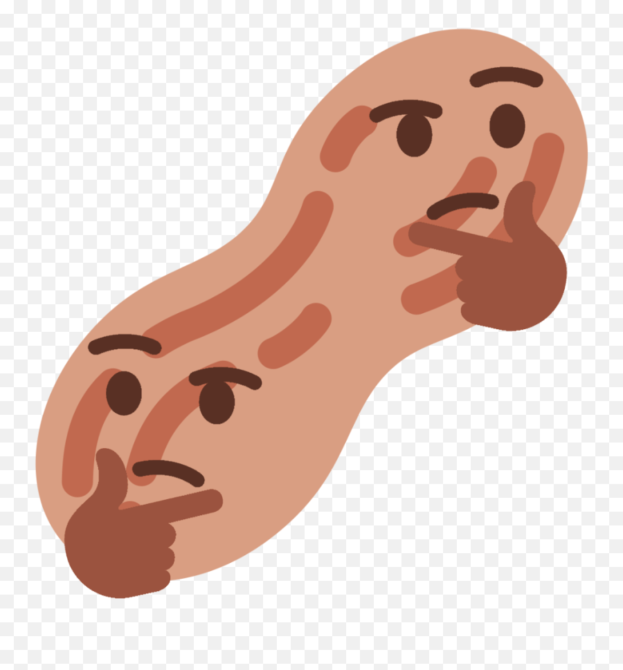 Thinking Illustration Emoji,Testicles Emoji free transparent emoji