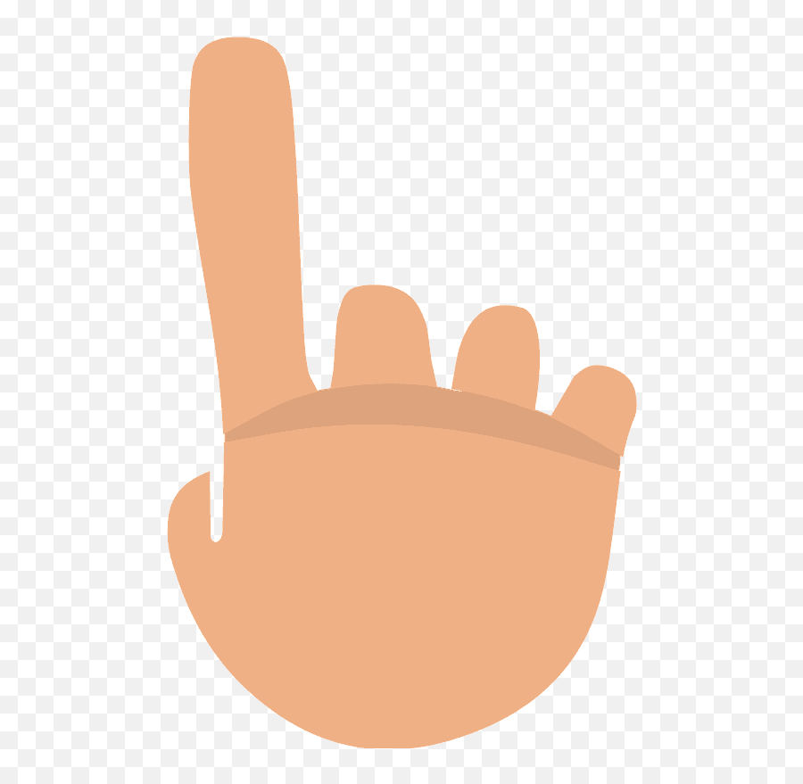 Backhand Index Pointing Up Emoji Clipart Free Download Sign Language