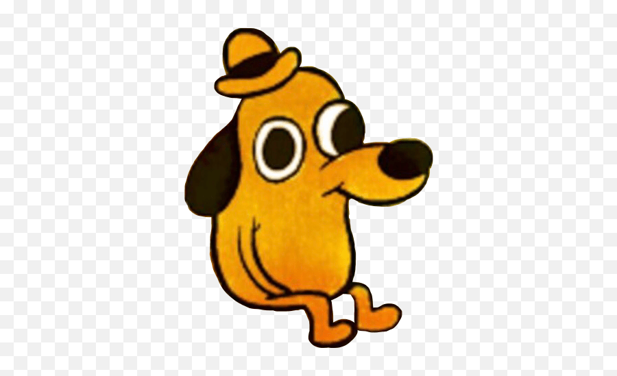 This Is Fine Fine Dog Meme Png Emoji,This Is Fine Emoji free