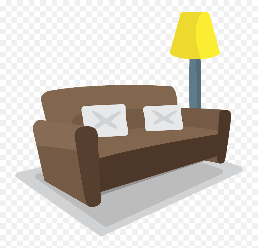 Couch And Lamp Emoji Clipart Emoji Sofa,Couch Emoji free