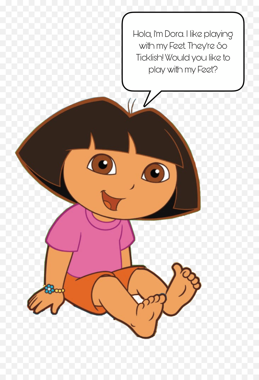 Dora The Explorer Dora Feet Emoji,Happy Feet Emoji free transparent