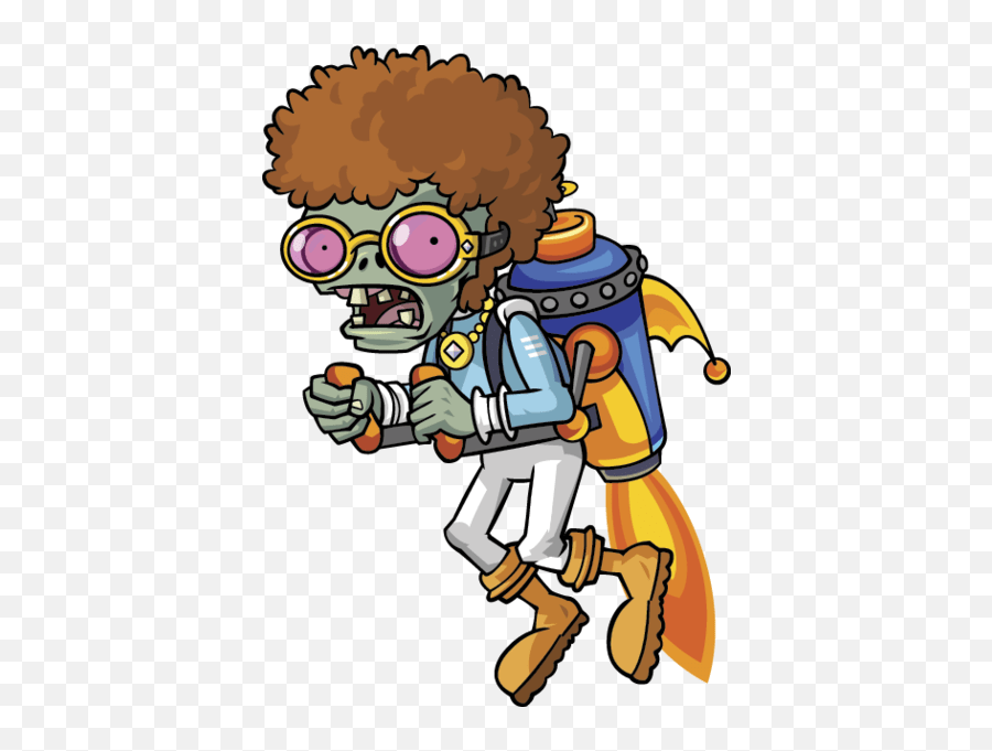 Hip Zombie In Jetpack Png Official Psds Plants Vs Zombies Png Emoji