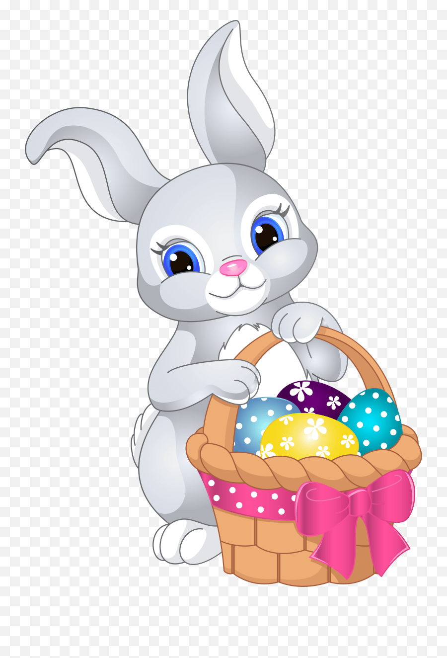 Hopping Easter Bunny Clipart Bunny Easter Clip Art Emoji,Easter Bunny