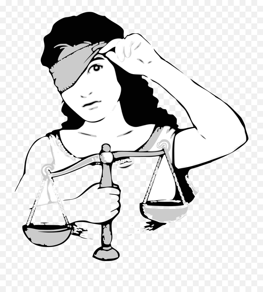 Society Face Of Lady Justice Emoji,Blindfolded Emoji free