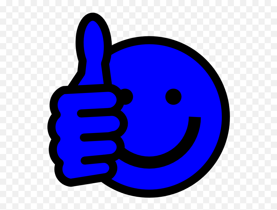 Working Clipart Thumbs Up Working Blue Thumbs Up Clipart Emoji,Blue